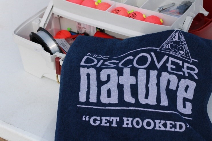 Discover Nature Fishing "Get Hooked" towel