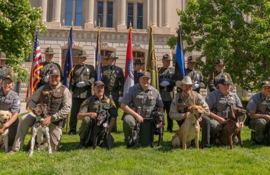 MDC agents and their canine partners