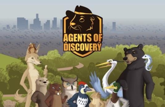 Agents of Discovery animals and logo