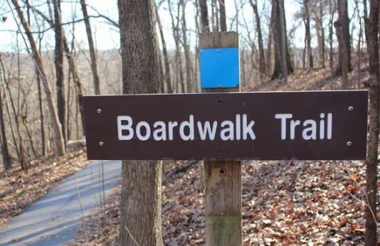 Springfield Nature Center Boardwalk Trail Sign