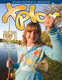 May-June 2016 Xplor cover featuring a girl holding a fish she just caught.